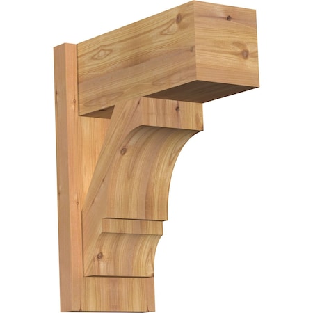 Ekena Millwork Balboa Block Smooth Outlooker, Western Red Cedar, 7 1/2"W x 16"D x 20"H OUT08X16X20BOA05SWR